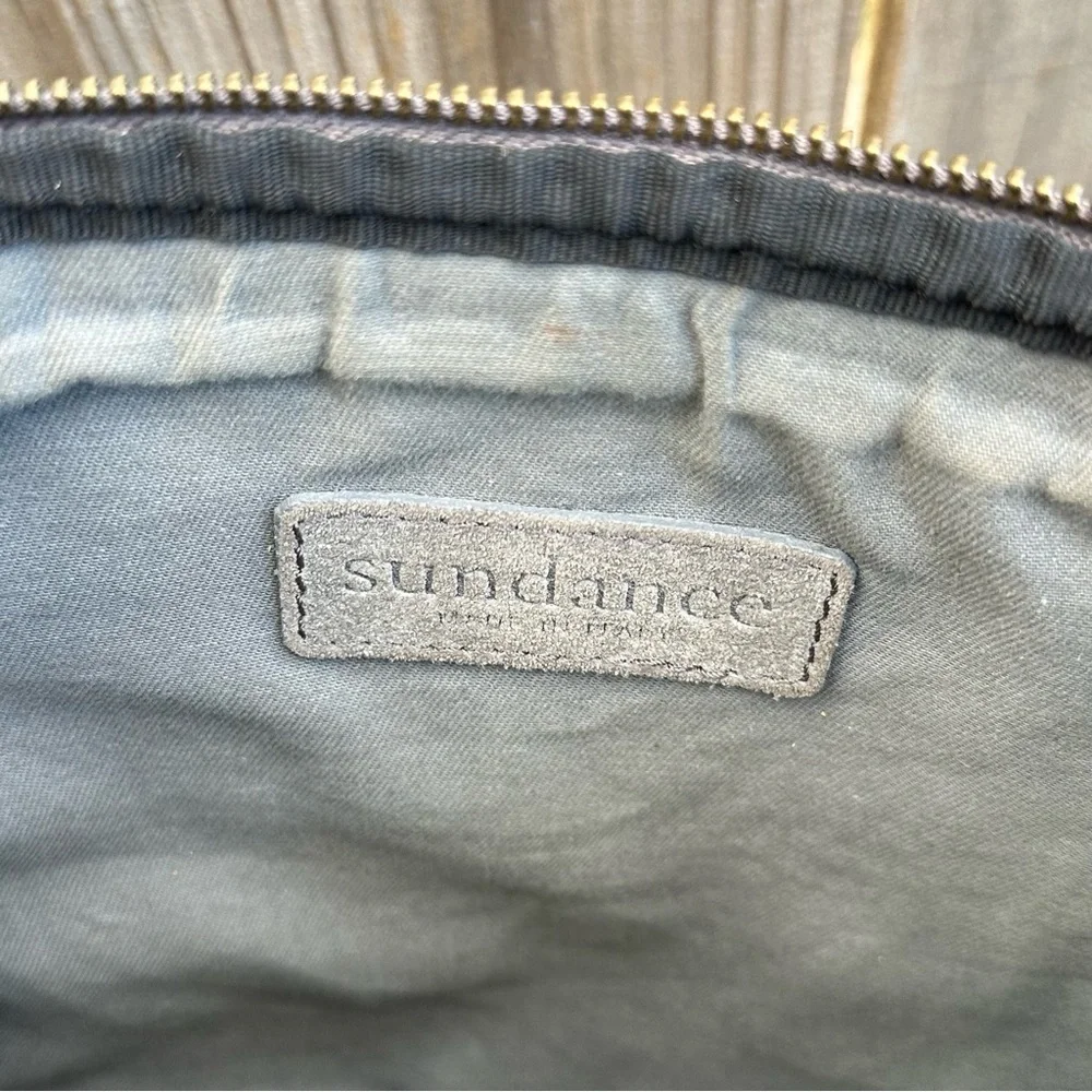 Sundance Merchant Crossbody bag, gray suede